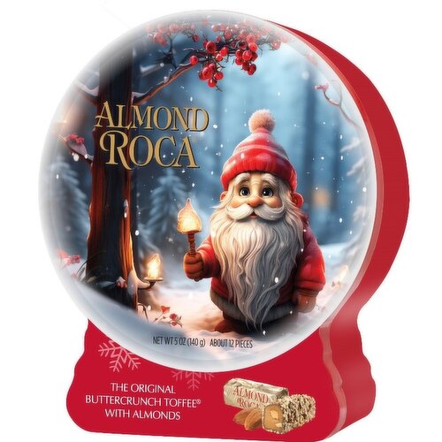 Brown & Haley Holiday Snow Globe Tin